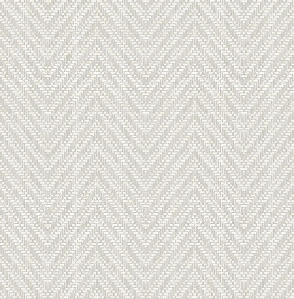 Glynn Light Grey Chevron Wallpaper