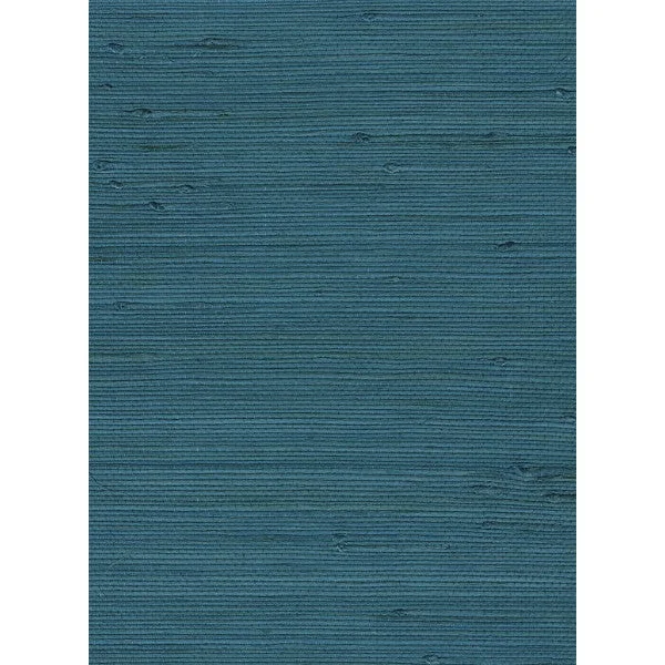 Jute Grasscloth Wallpaper in Blue from the Natural Resource Collection by Seabrook Wallcoverings