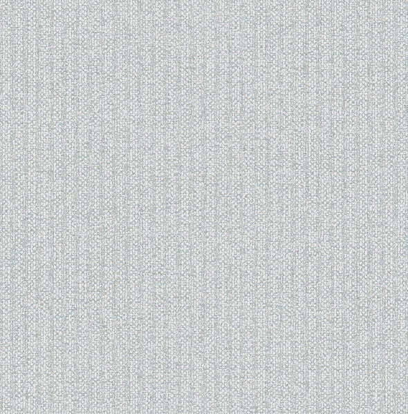 Lawndale Blue Textured Pinstripe Wallpaper