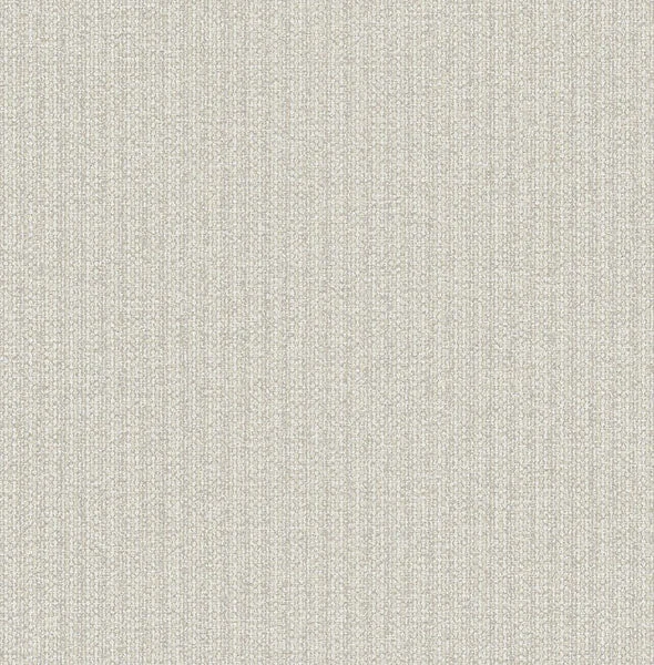 Lawndale Taupe Textured Pinstripe Wallpaper