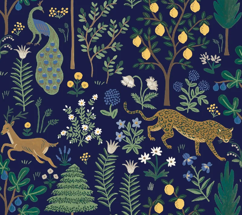 Menagerie Peel & Stick Wallpaper in Blue