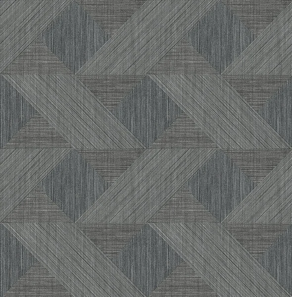 Presley Black Tessellation Wallpaper