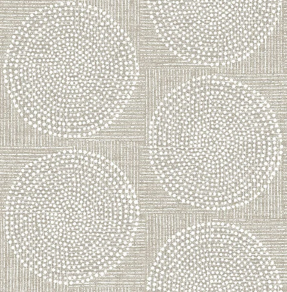 Salma Beige Medallion Wallpaper