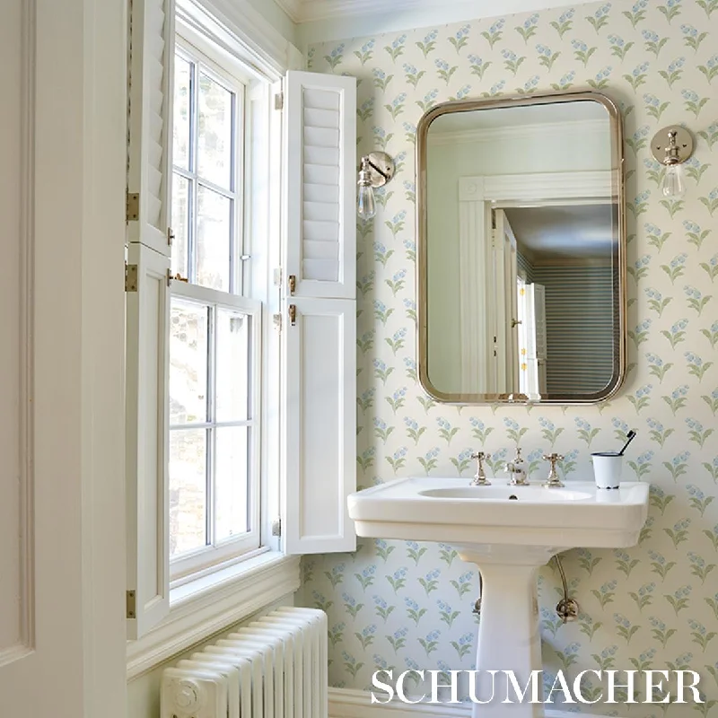 Schumacher Lily Of The Valley Wallpaper