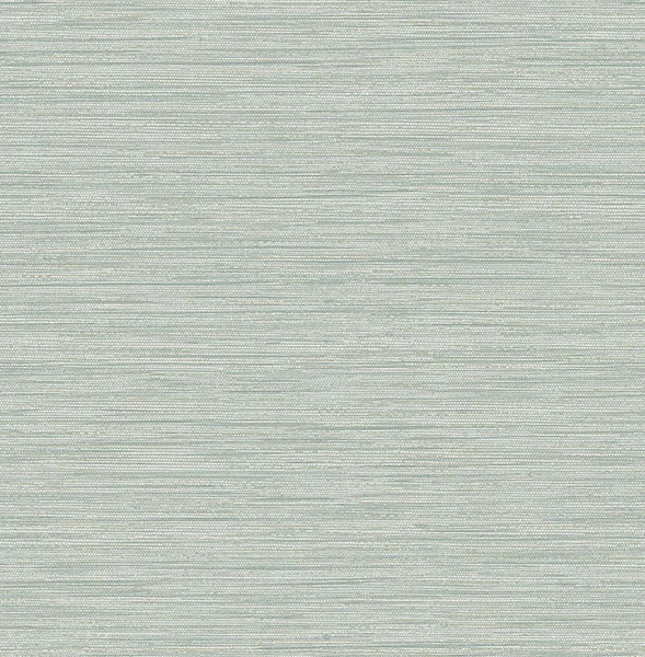 Sheehan Sea Green Faux Grasscloth Wallpaper