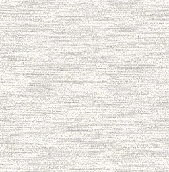 Sheehan Silver Faux Grasscloth Wallpaper