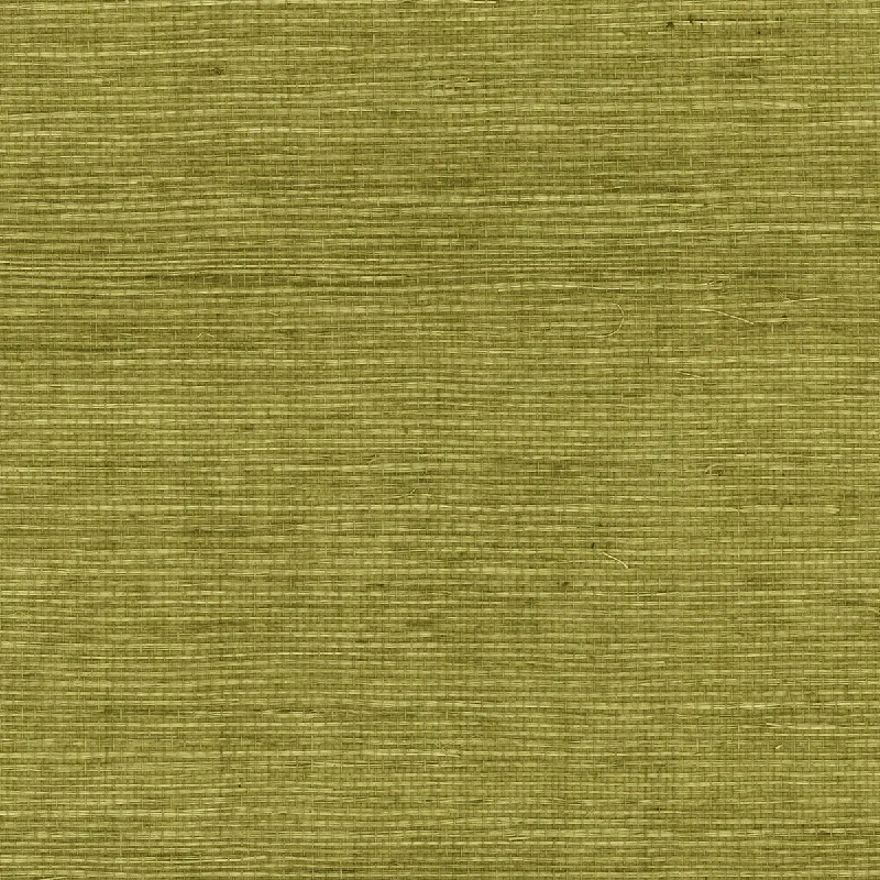 Sisal Grasscloth Wallpaper in Olive from the Luxe Retreat Collection