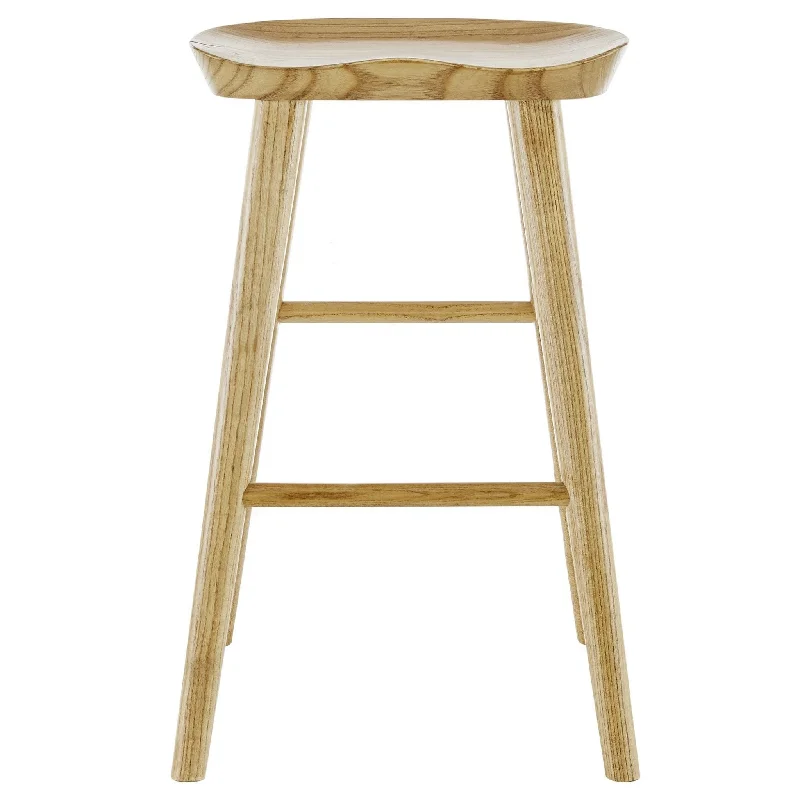 Backless Bar Height Bar Chair - Natural