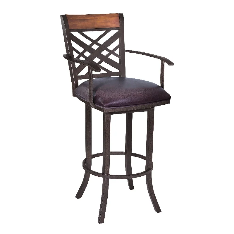 Bar Height Bar Chair - Brown