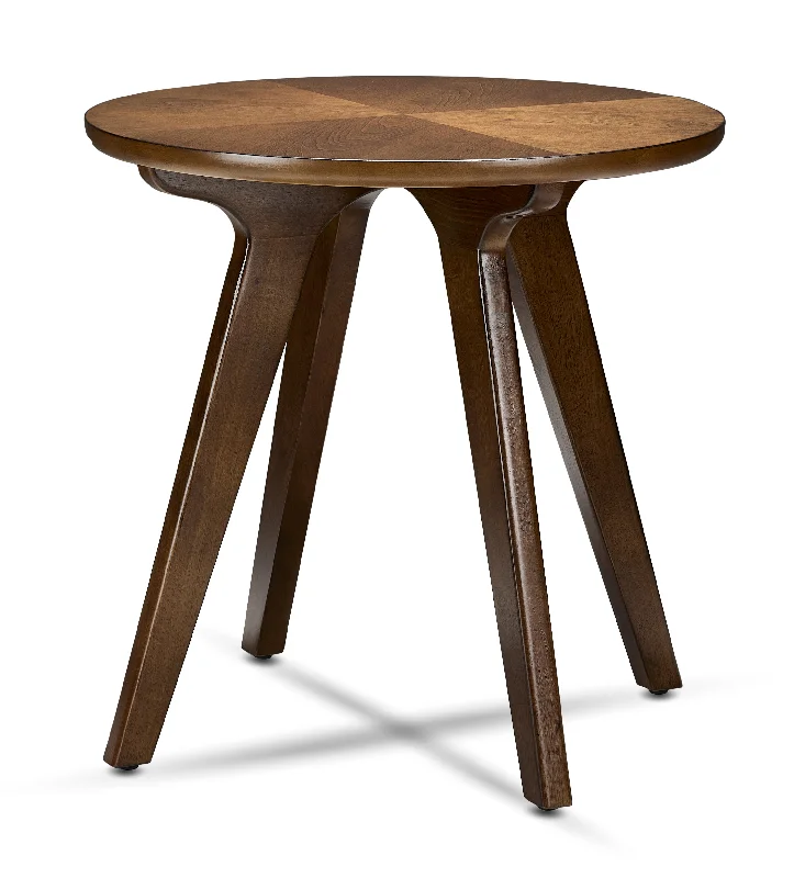 Lapland 24" End Table - Walnut