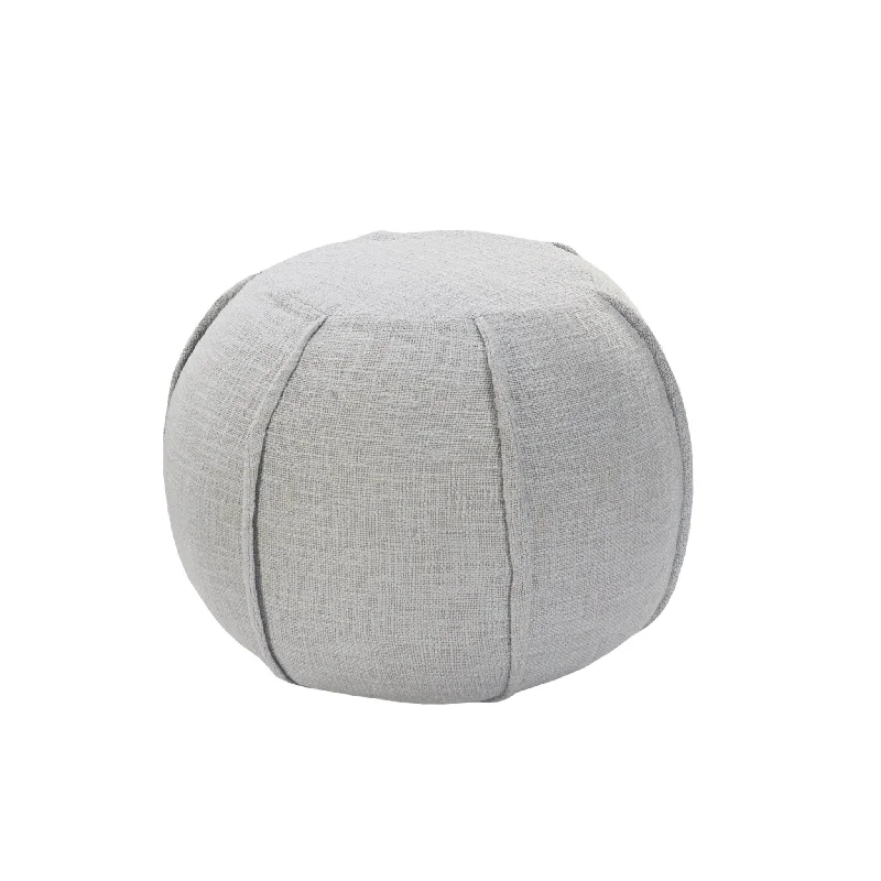 Ottoman Cotton Round - Gray