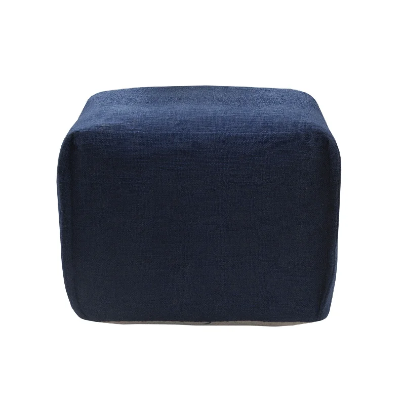 Ottoman Cotton Square - Blue