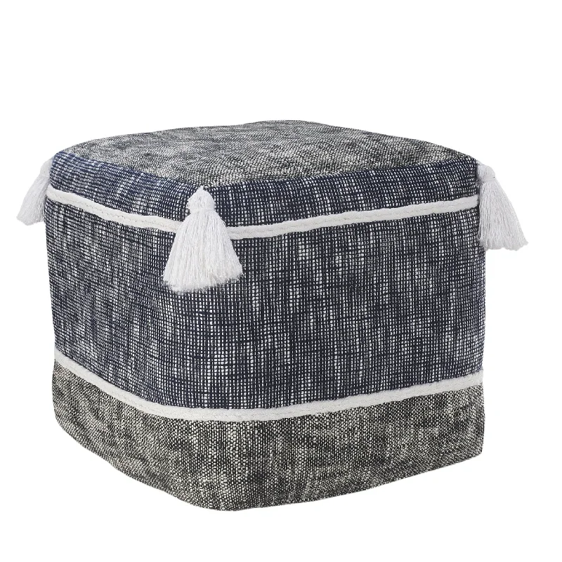 Polyester Ottoman - Blue