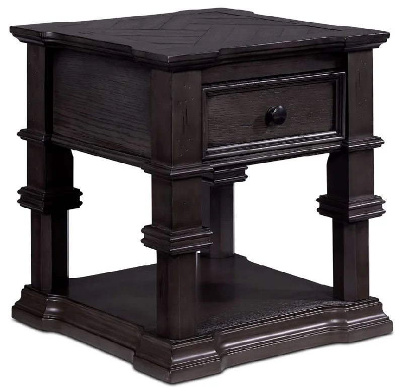 Roman 24" End Table - Grey