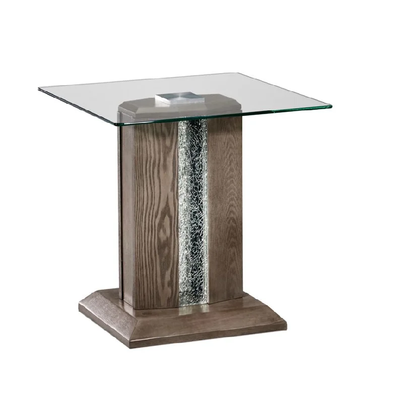 Saber End Table - Grey