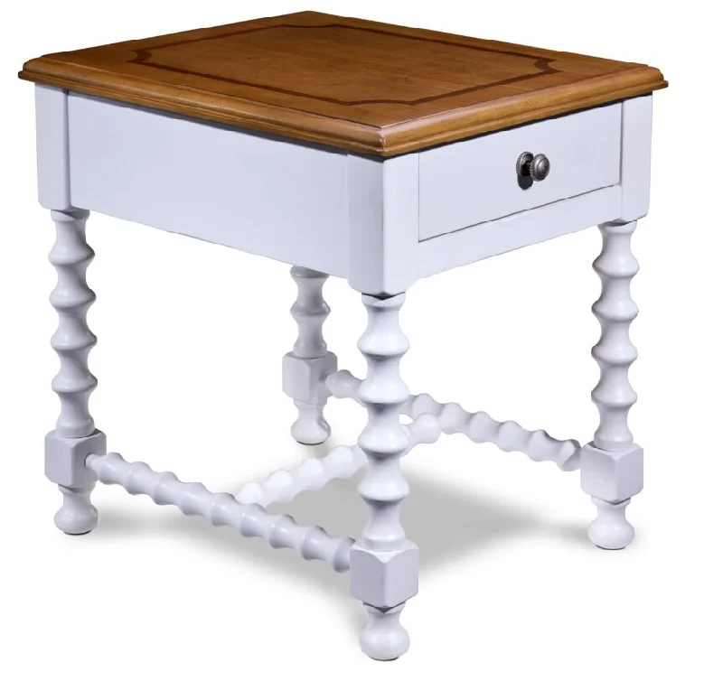 Winslow End Table - Antique White