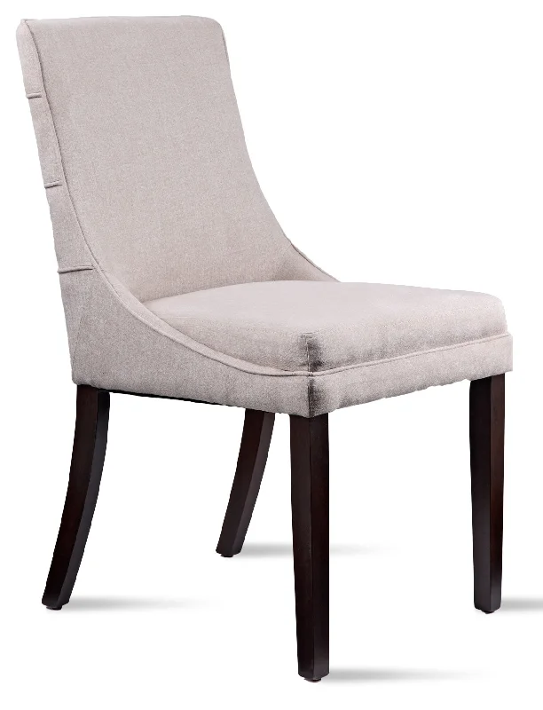 Zyer Dining Chair - Beige, Merlot