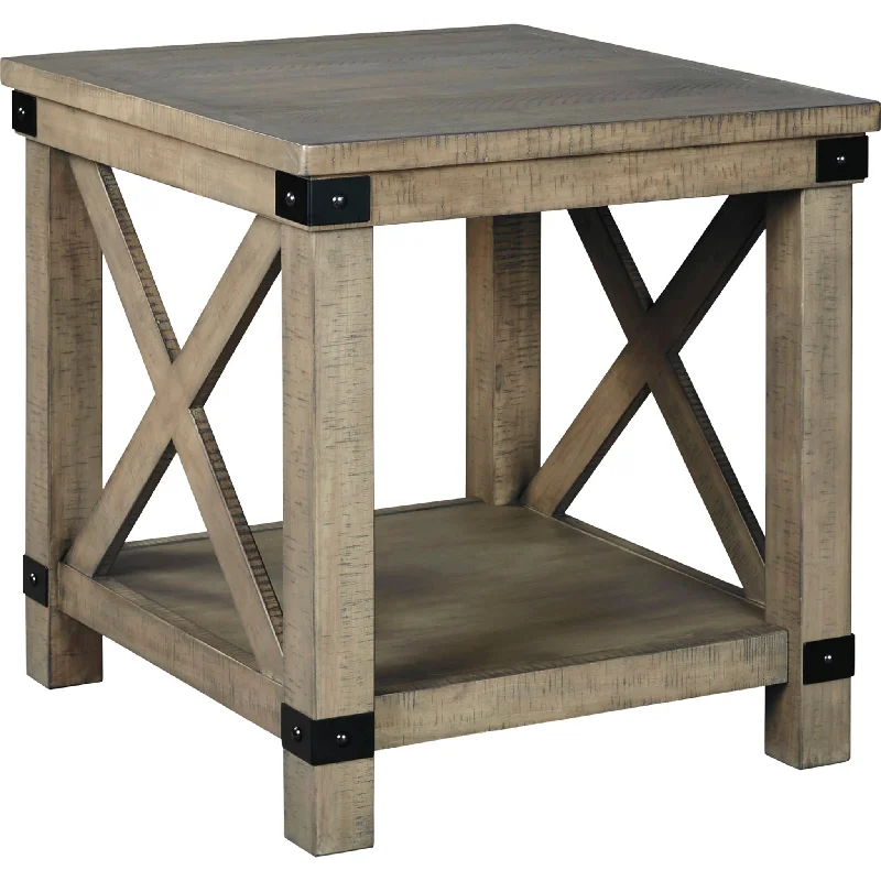 Aldwin End Table - Gray