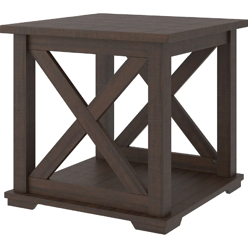 Camiburg End Table - Warm Brown