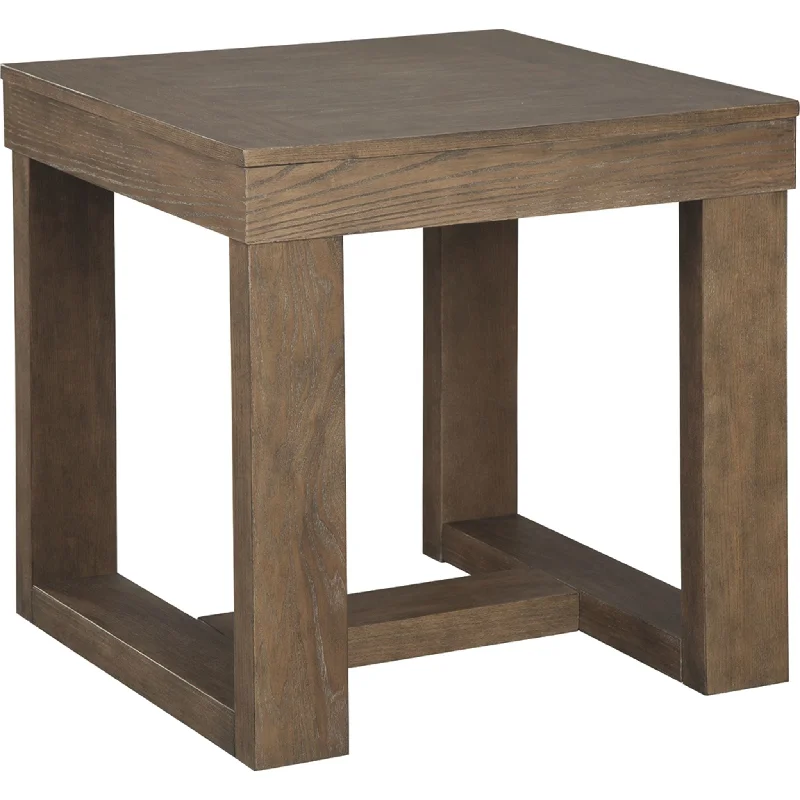 Cariton End Table - Gray