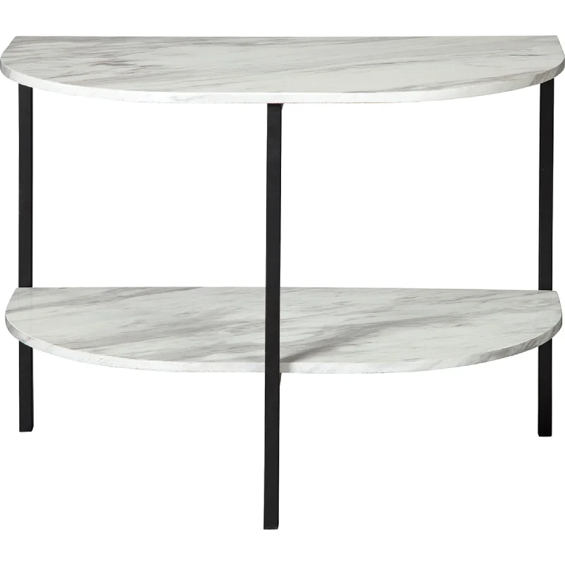 Donnesta Chair Side End Table - Gray/Black