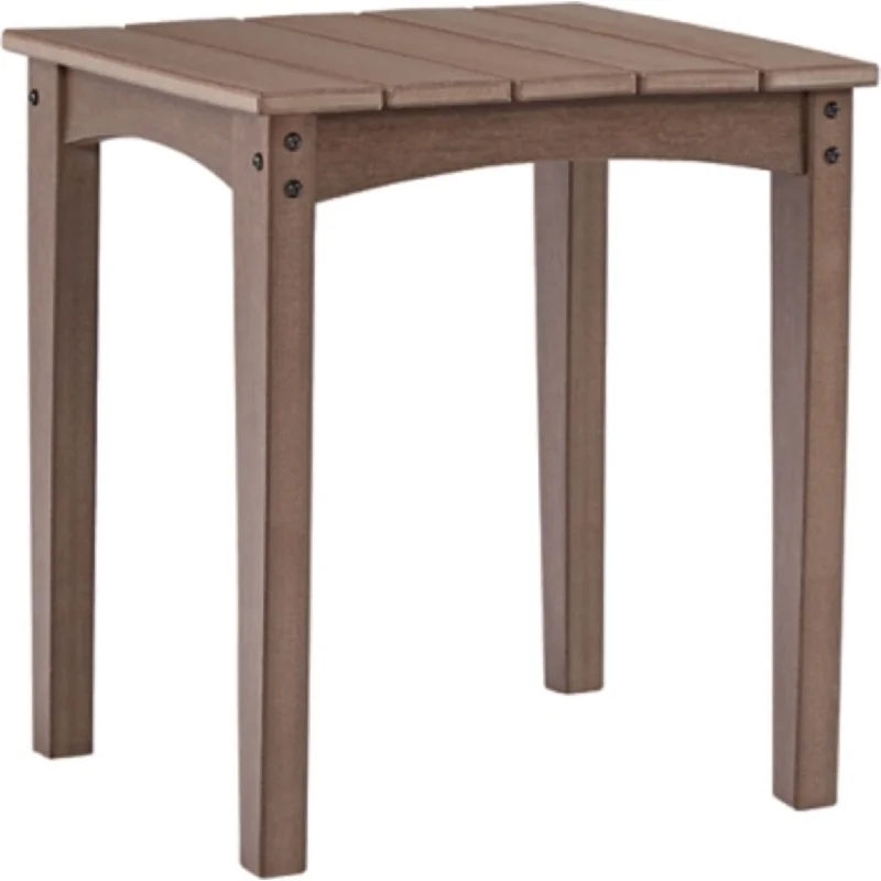 Emmeline Outdoor End Table - Brown