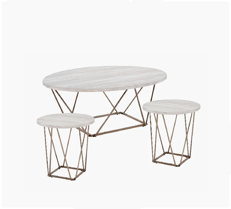 Rowyn  Cocktail Table and Two End Tables