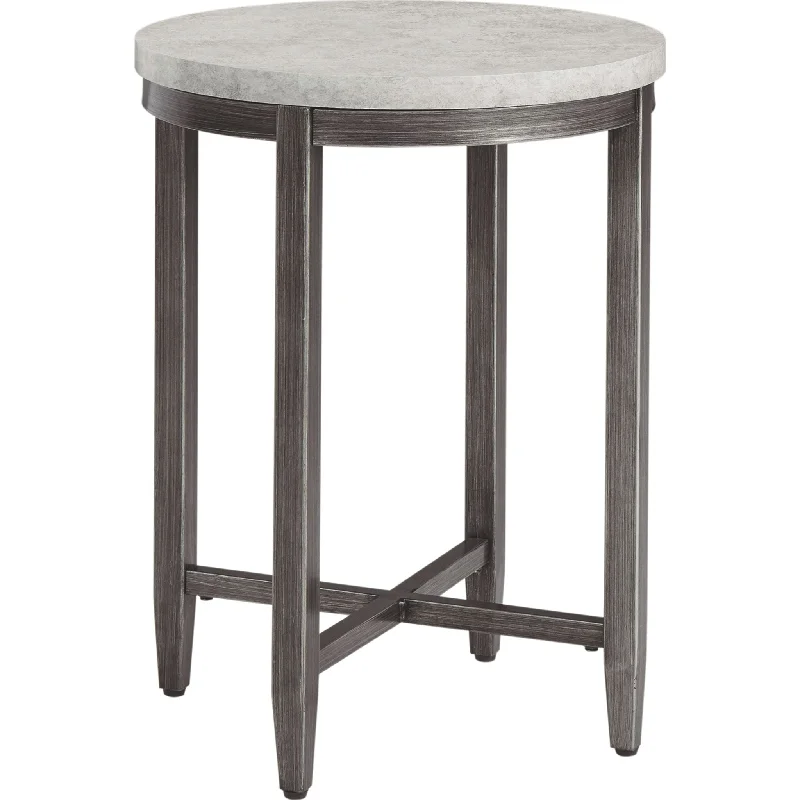 Shybourne End Table - Light Gray