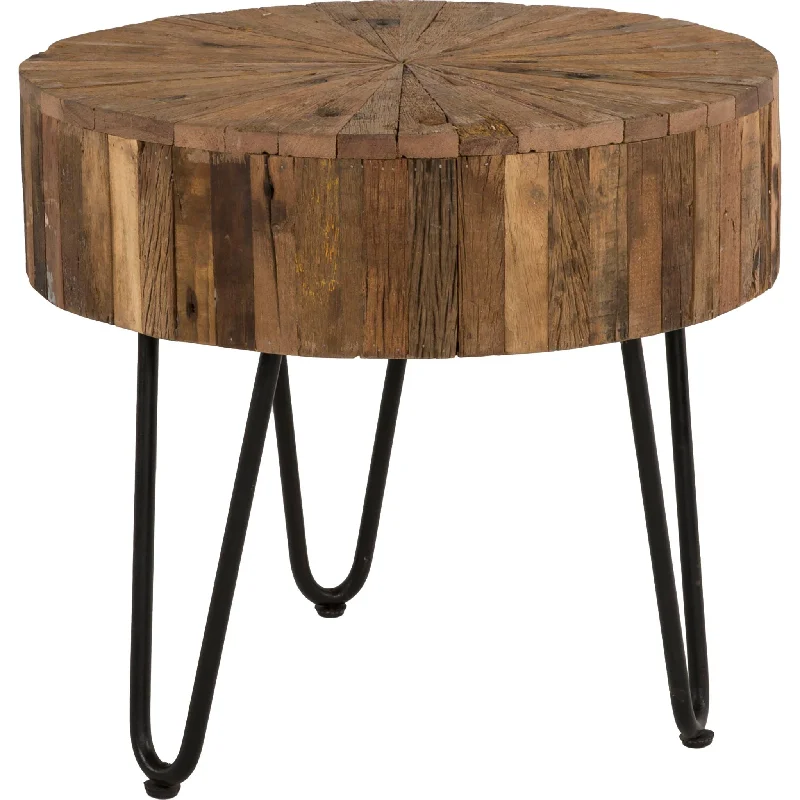 Tessa End Table - Brown/Black